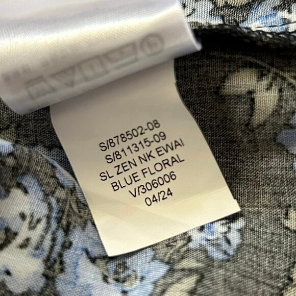 GAP Blue Floral Mini Dress Sleeveless Tie Waist Cottagecore Soft Girl Women XS - Picture 9 of 9